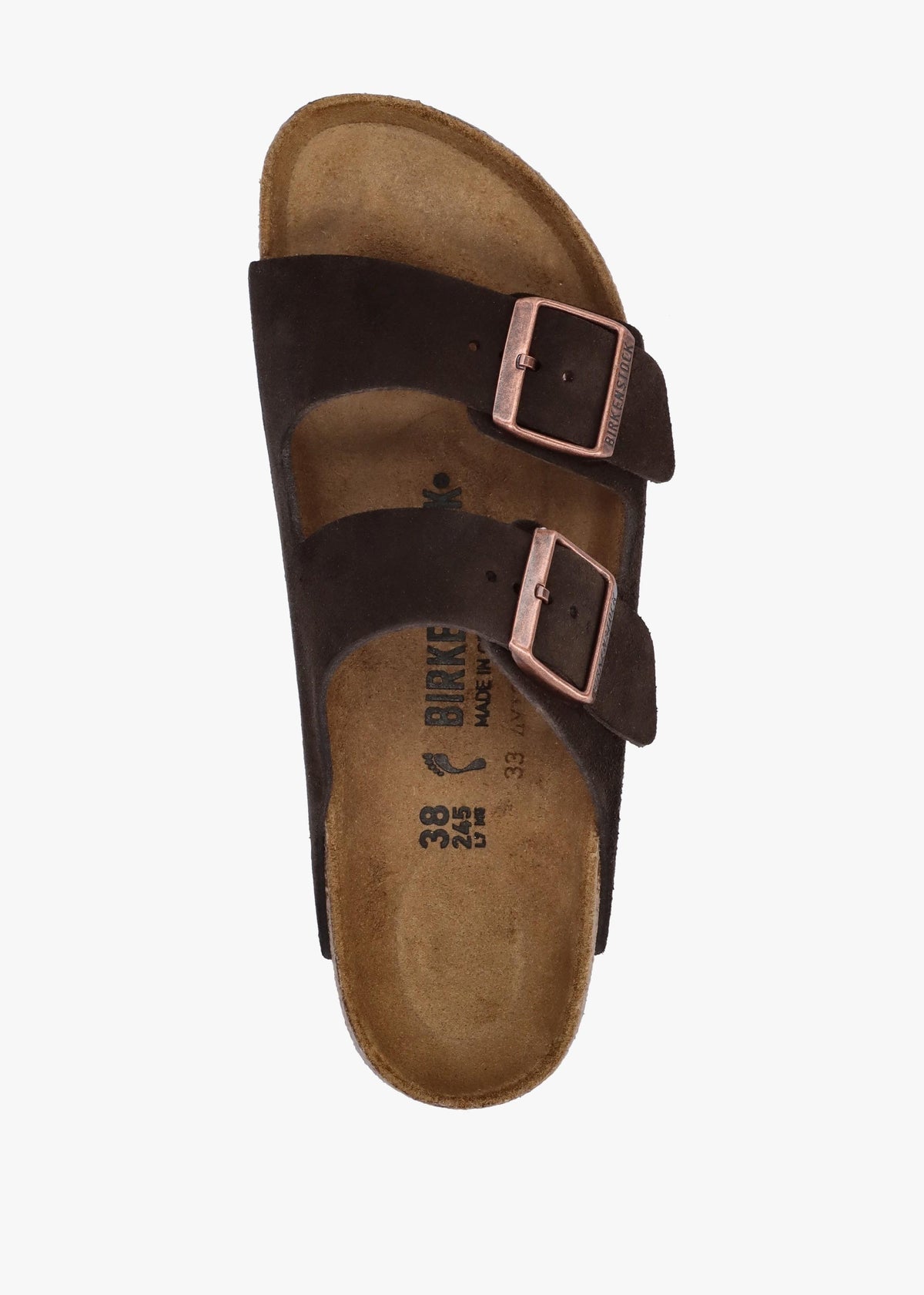 Arizona Mocca Suede Two Bar Mules
