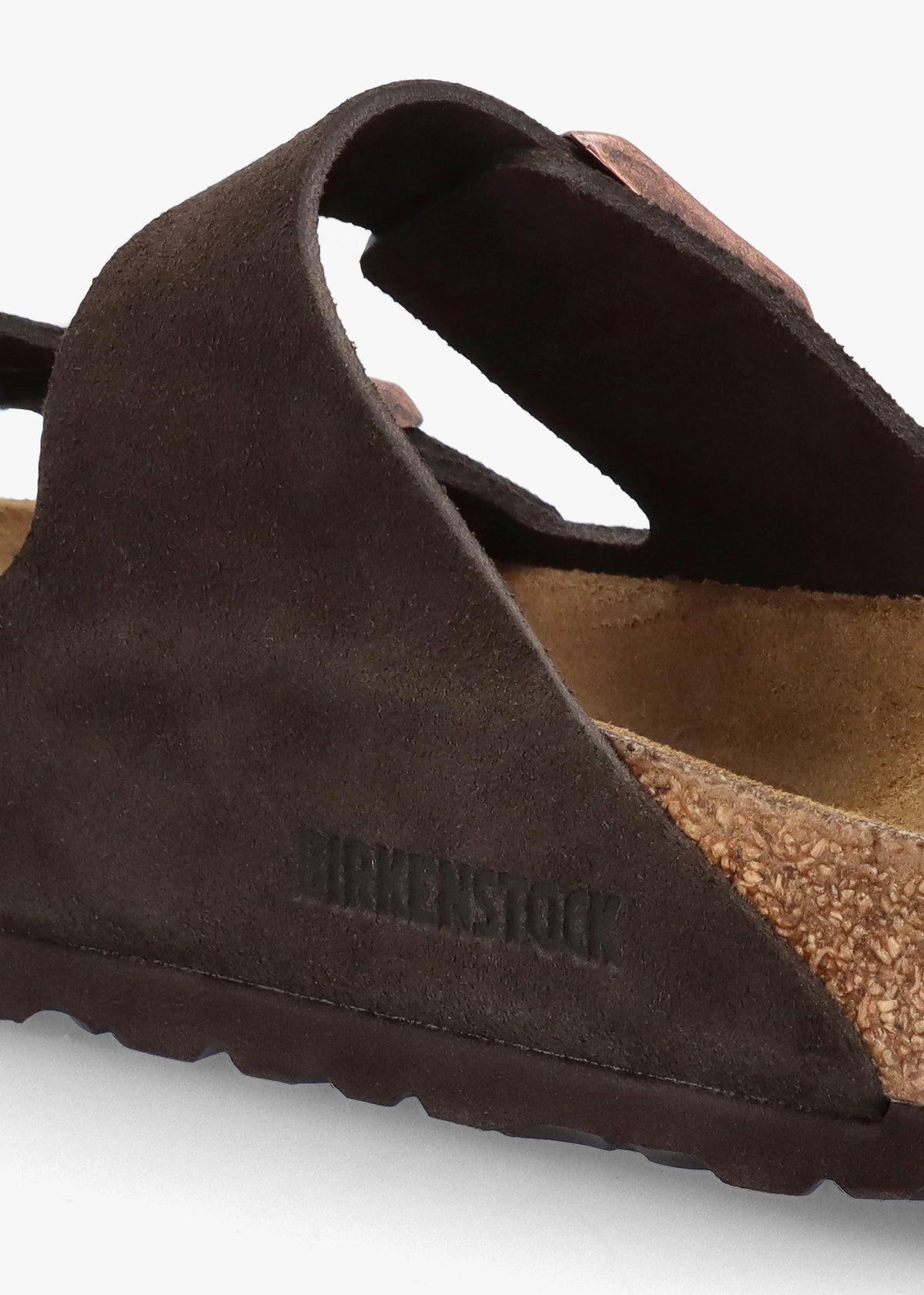 Arizona Mocca Suede Two Bar Mules