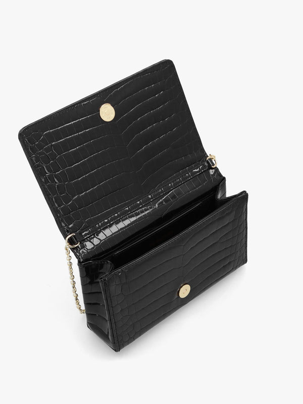 Classic Croc Nero Cross-Body Bag