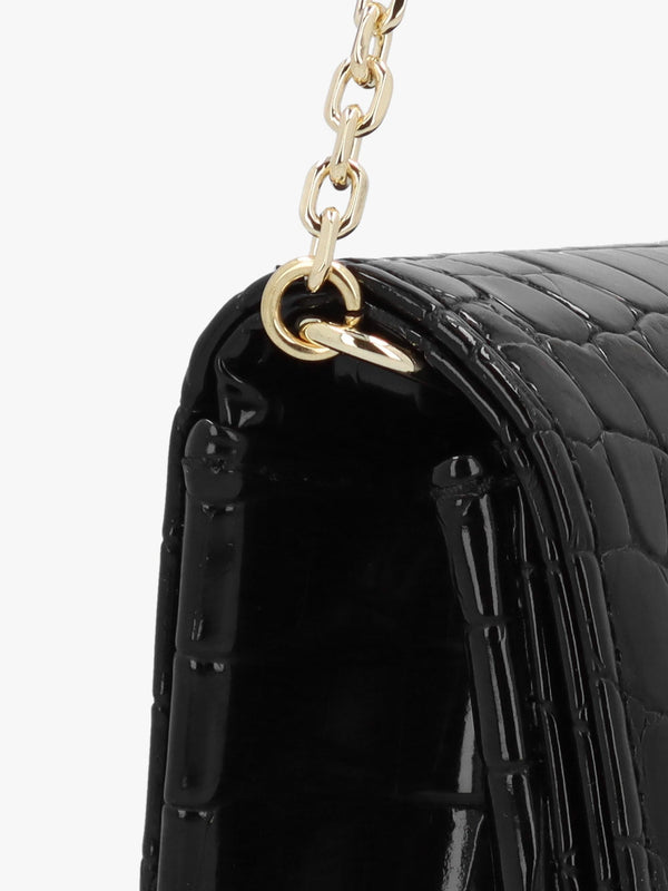Classic Croc Nero Cross-Body Bag