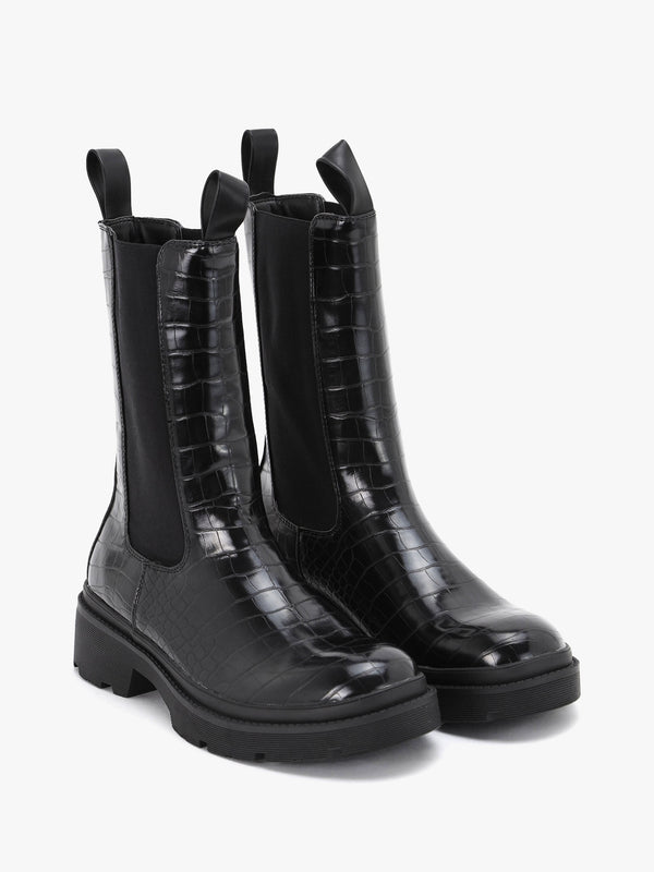 GUESS Croc High Pull On Boot