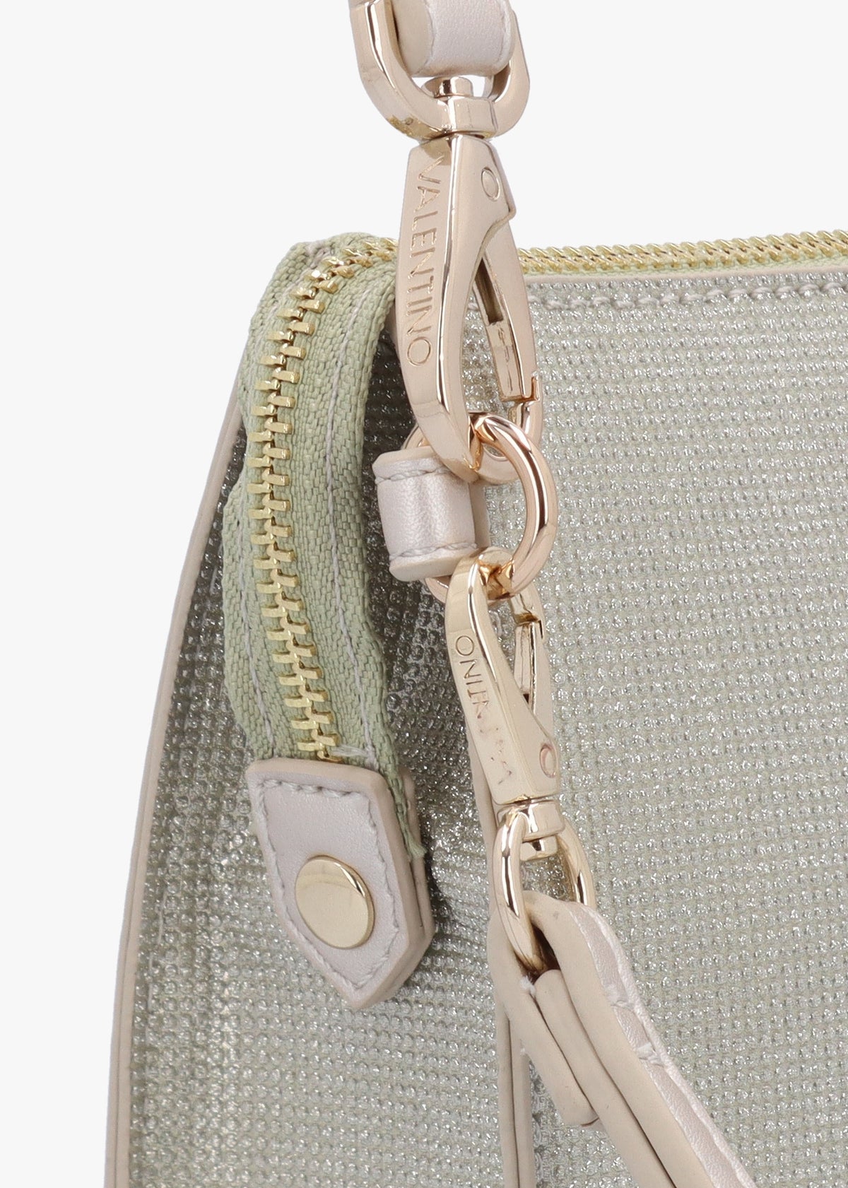 Chiaia Oro Glitter Pochette Bag