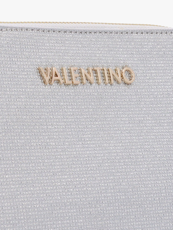 Chiaia Argento Glitter Pochette Bag