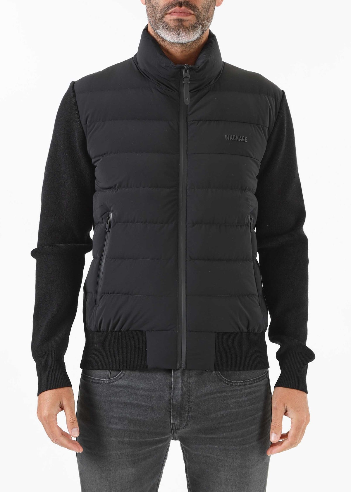 Men’s Haney City Hybrid Black Light Down Jacket