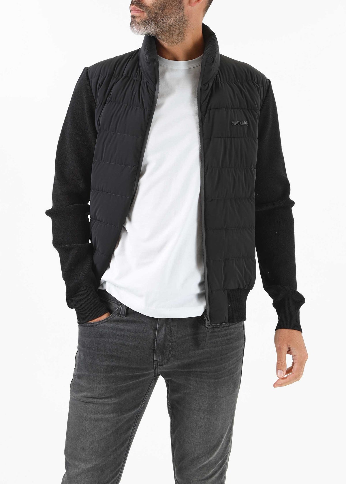 Men’s Haney City Hybrid Black Light Down Jacket