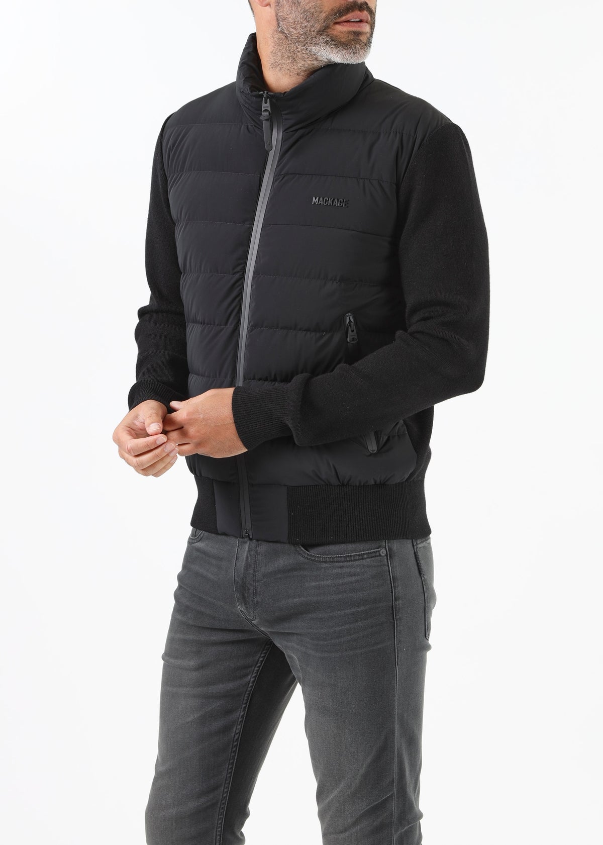 Men’s Haney City Hybrid Black Light Down Jacket
