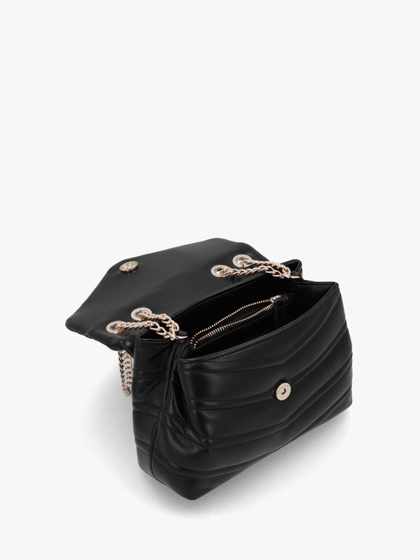 Privilege Flap Nero Shoulder Bag