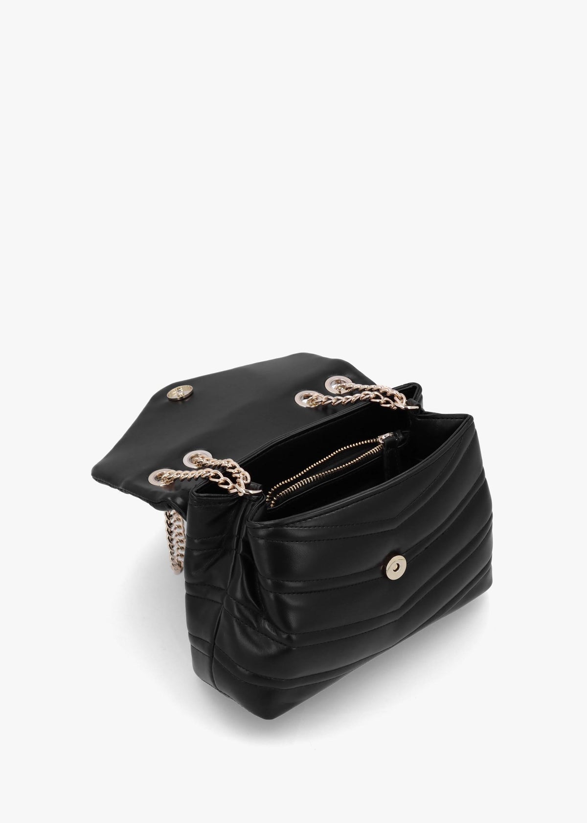 Privilege Flap Nero Shoulder Bag