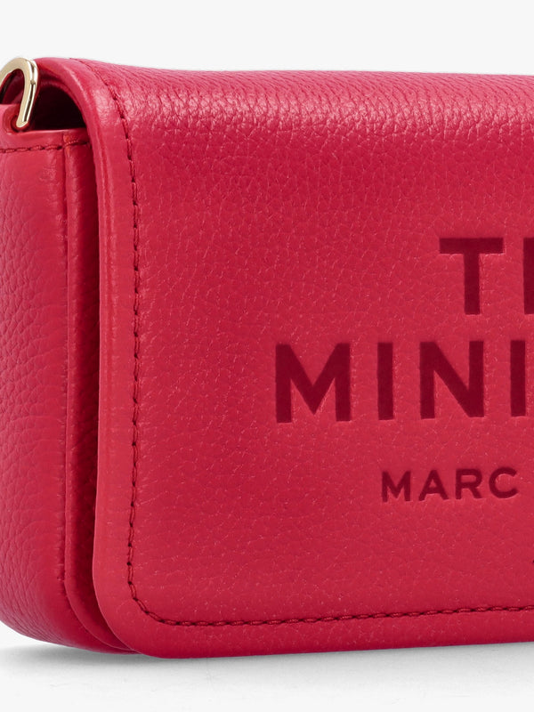 The Leather Mini True Red Cross-Body Bag