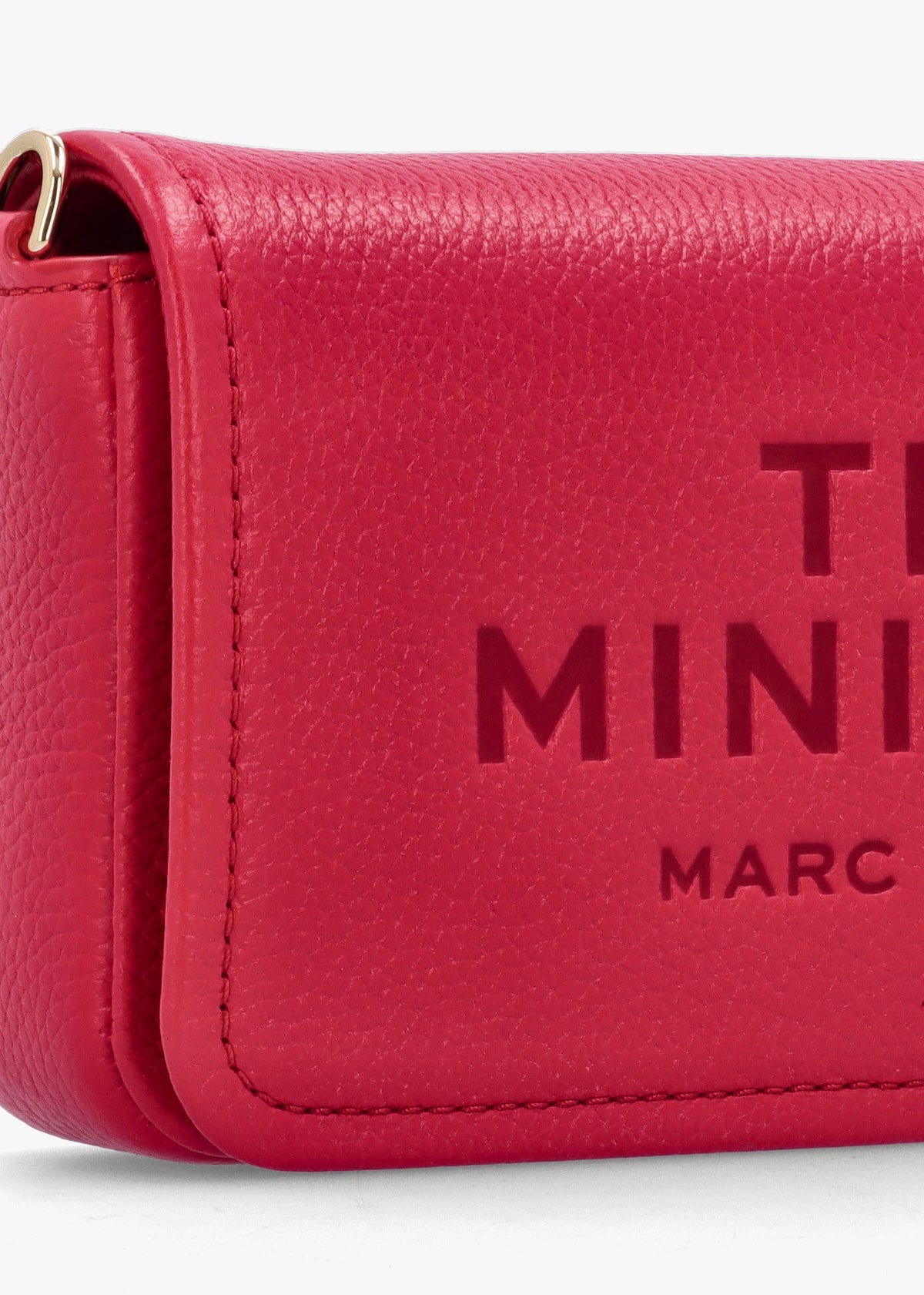 The Leather Mini True Red Cross-Body Bag
