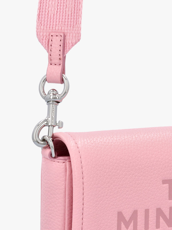 The Leather Mini Ribbon Pink Cross-Body Bag
