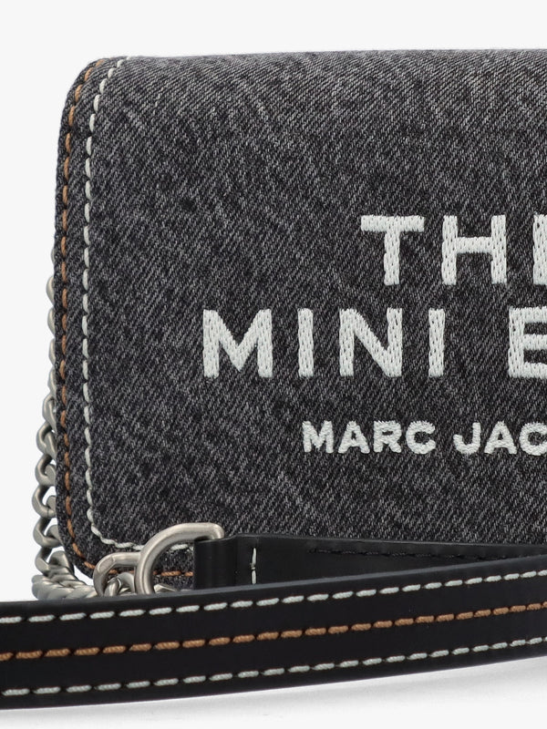 The Denim Chain Black Wash Mini Cross-Body Bag