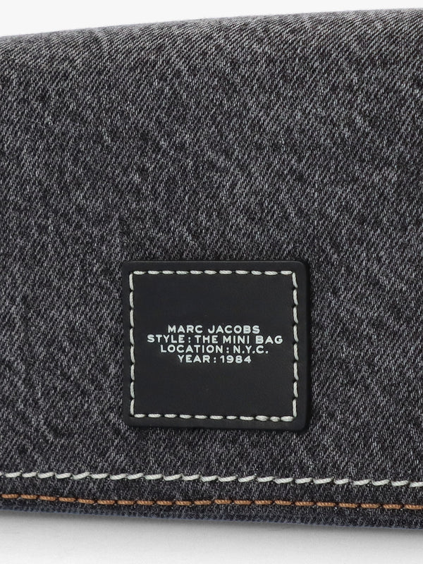 The Denim Chain Black Wash Mini Cross-Body Bag