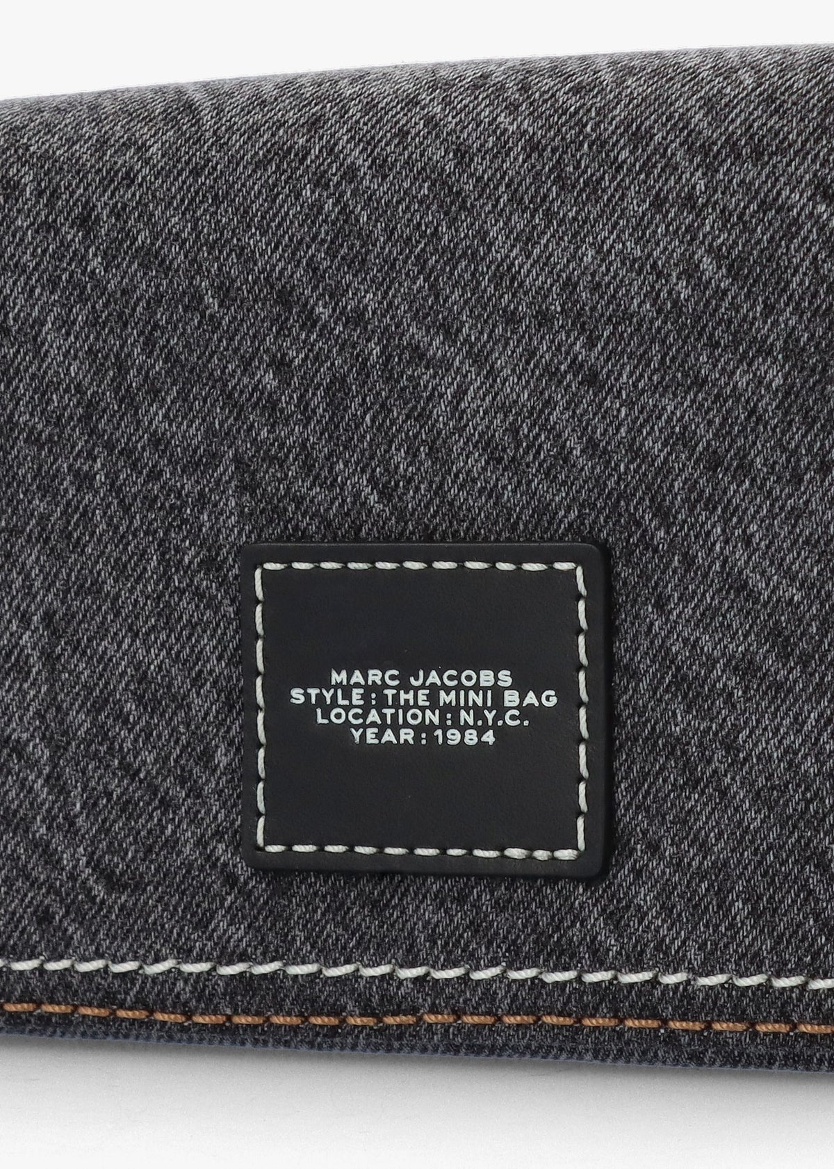 The Denim Chain Black Wash Mini Cross-Body Bag