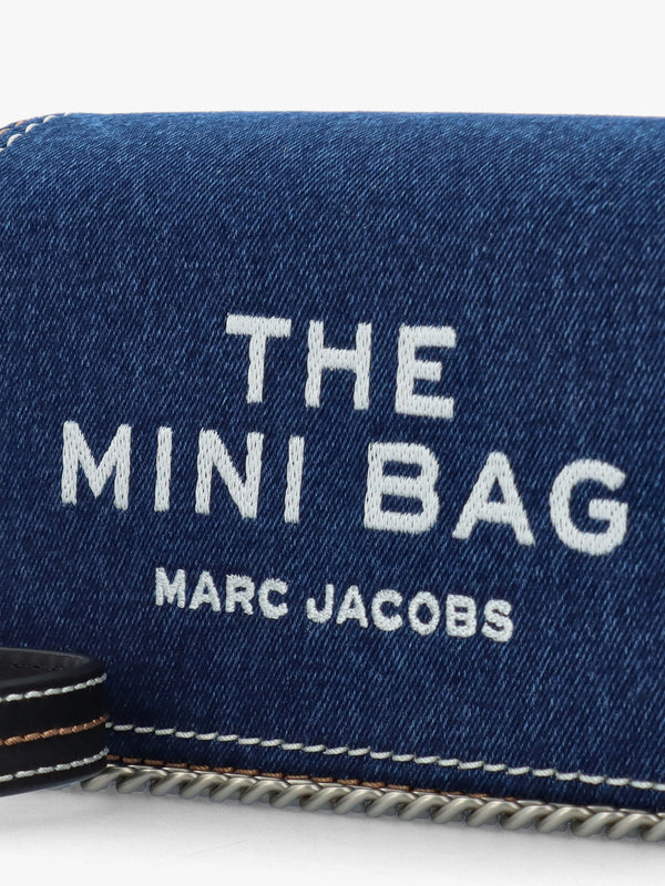 The Denim Chain Dark Wash Mini Cross-Body Bag