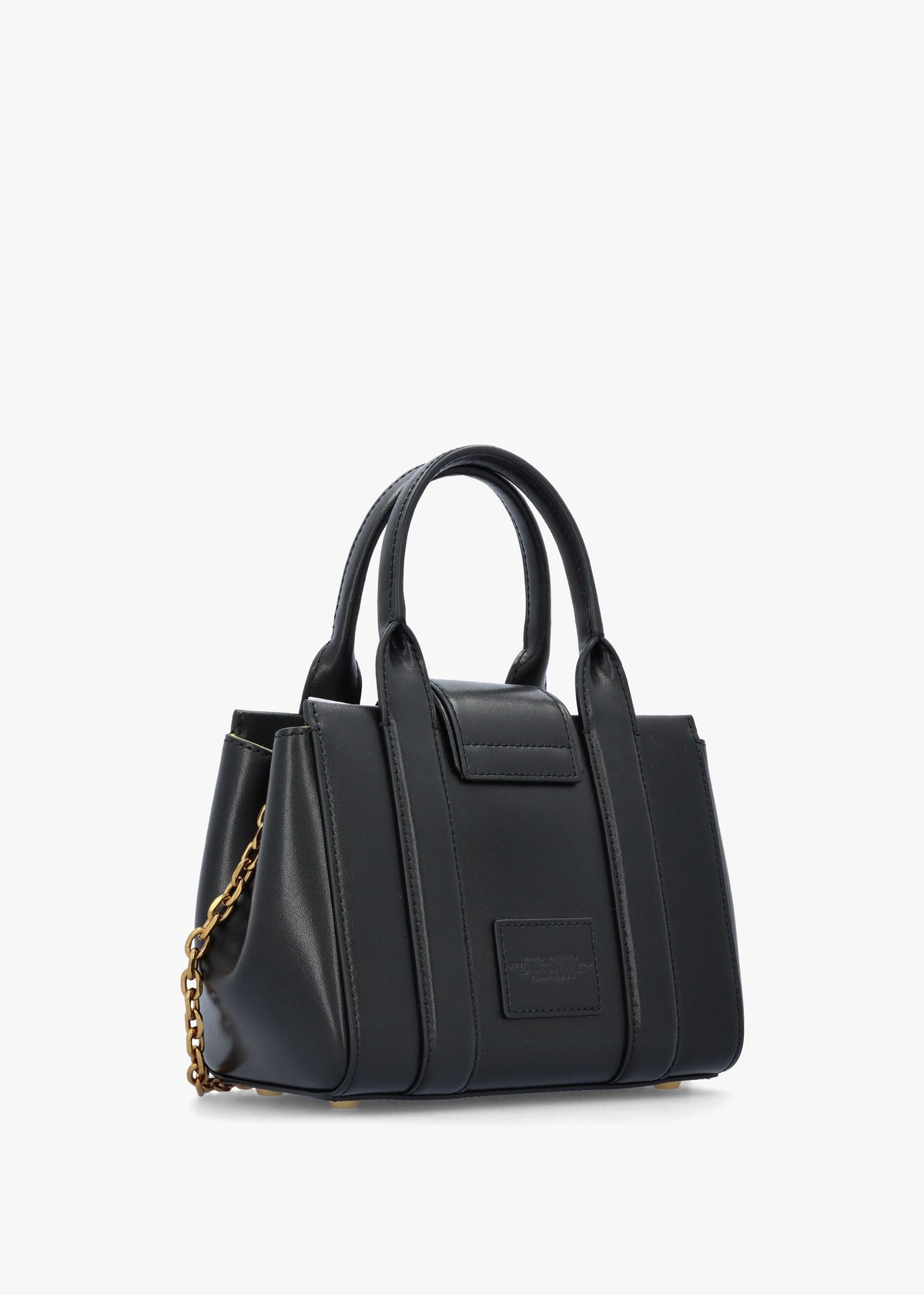 The Turnlock Black Cross-Body Tote Bag