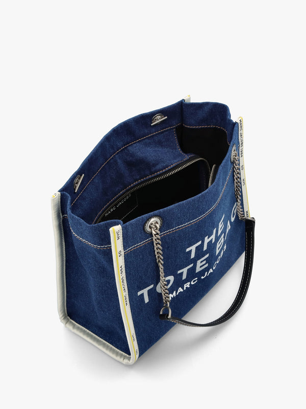 The Denim Chain Medium Dark Wash Tote Bag
