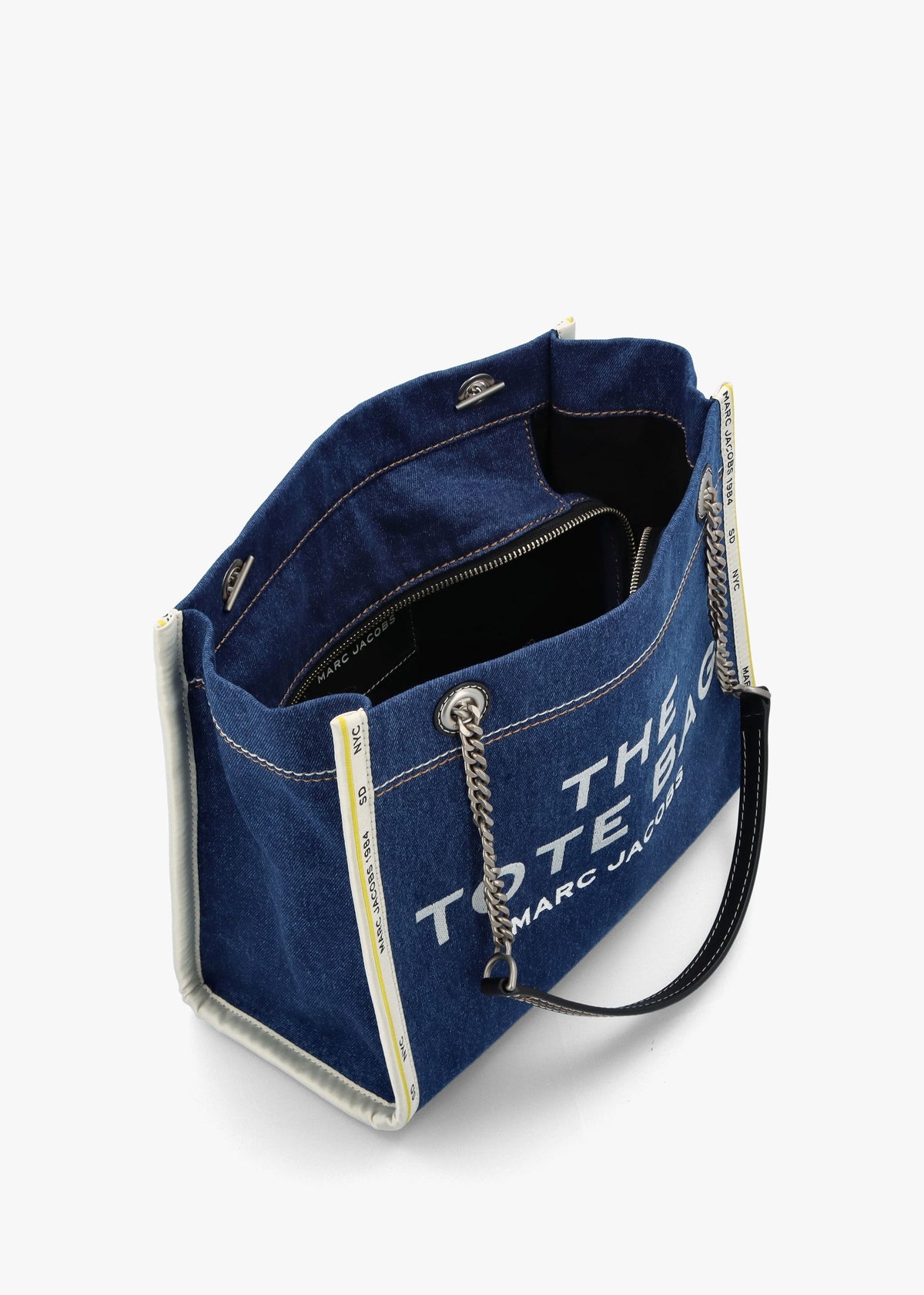 The Denim Chain Medium Dark Wash Tote Bag