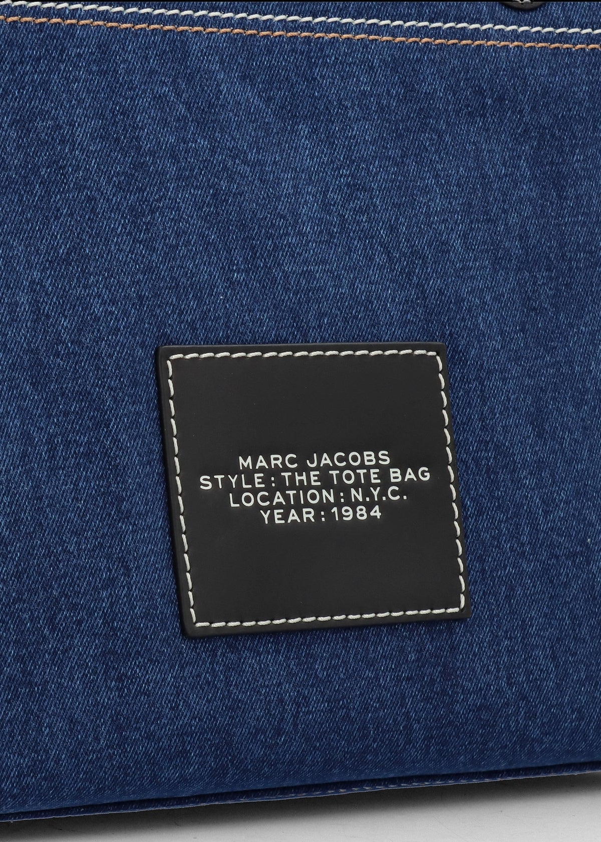 The Denim Chain Medium Dark Wash Tote Bag
