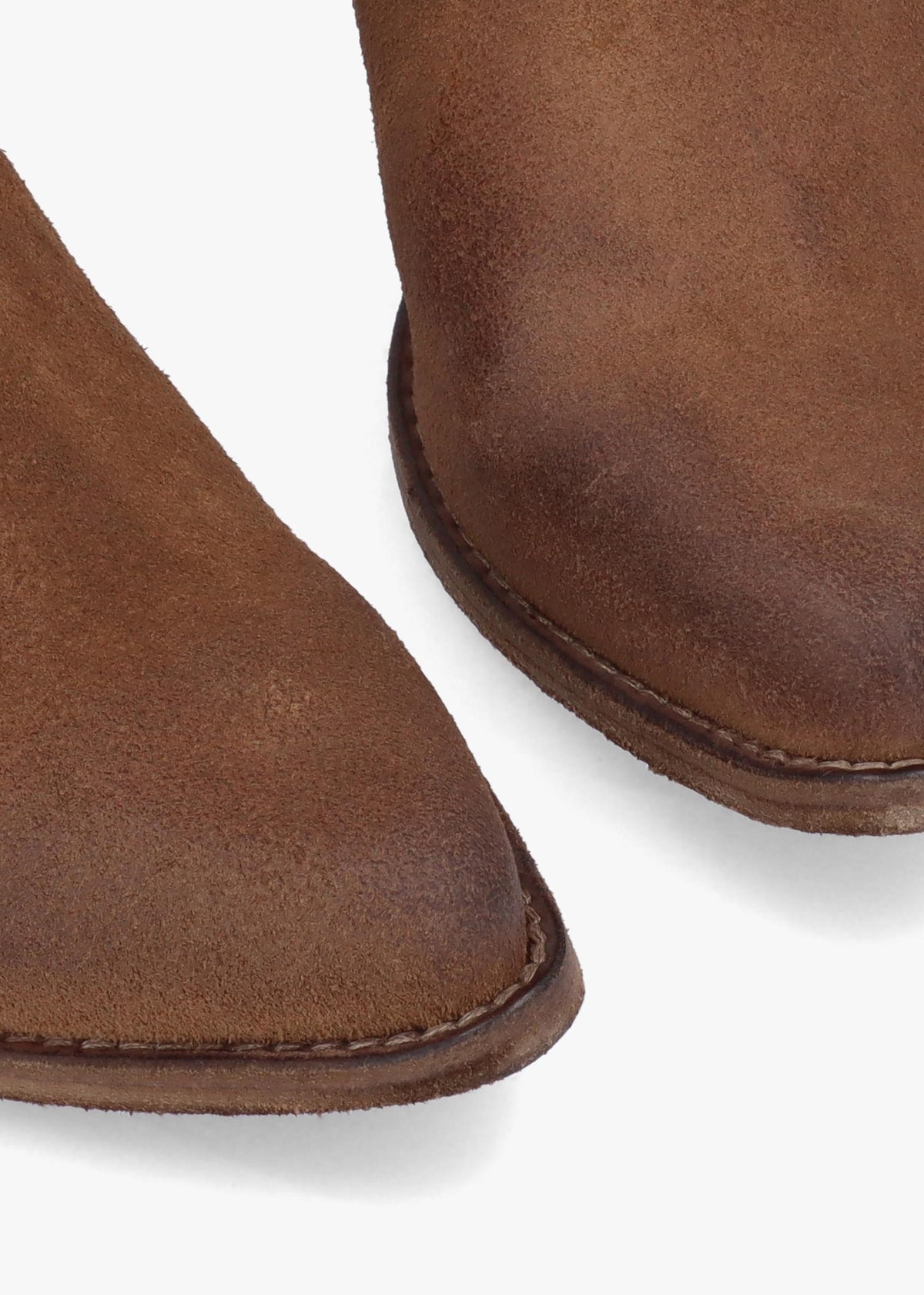 Genesis Tan Leather Western Calf Boots
