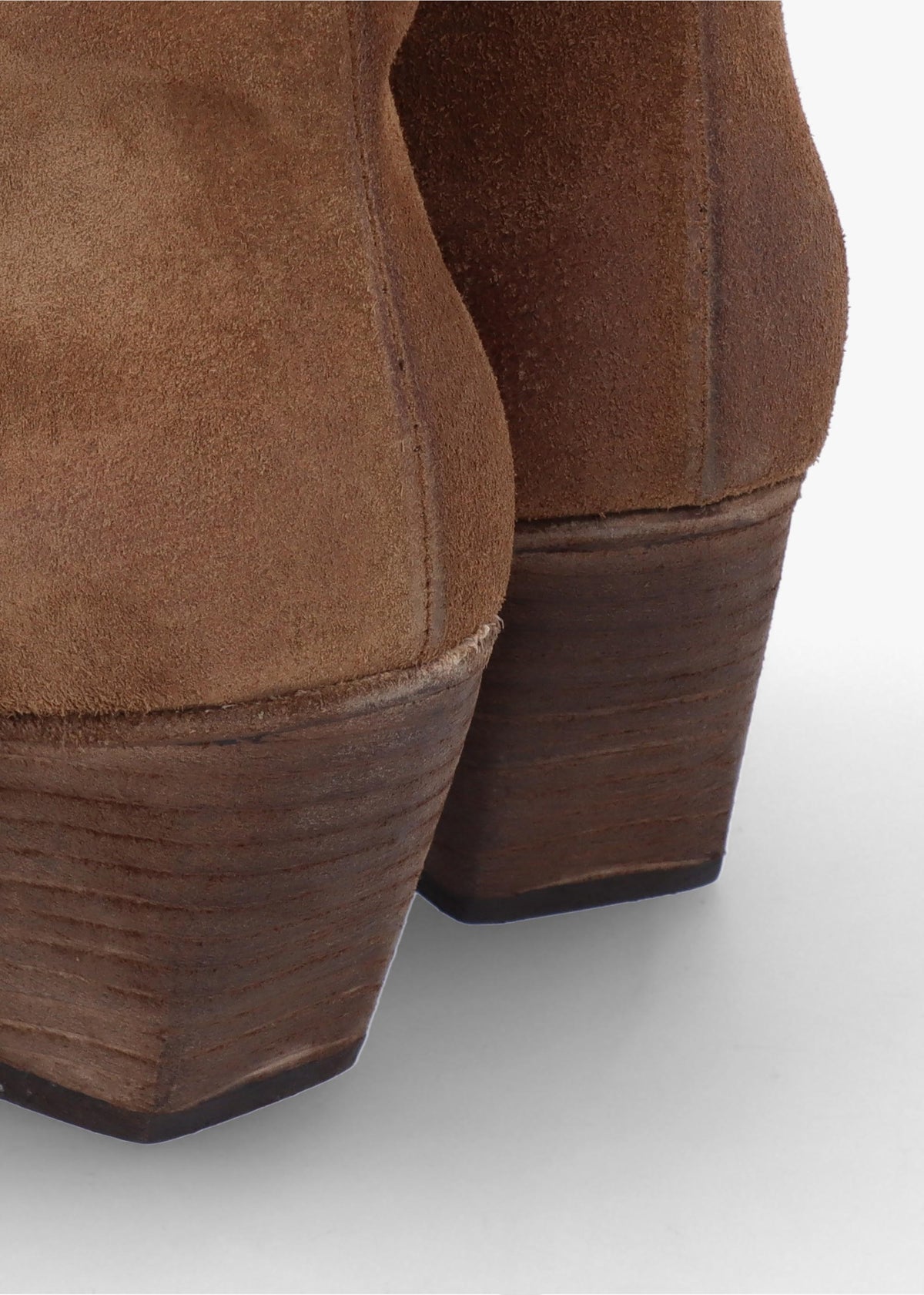 Genesis Tan Leather Western Calf Boots