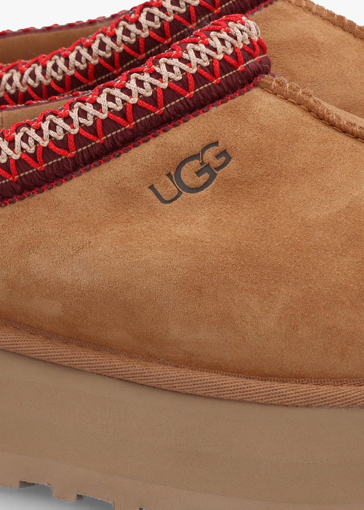 Tazz Chestnut Suede Platform Mules