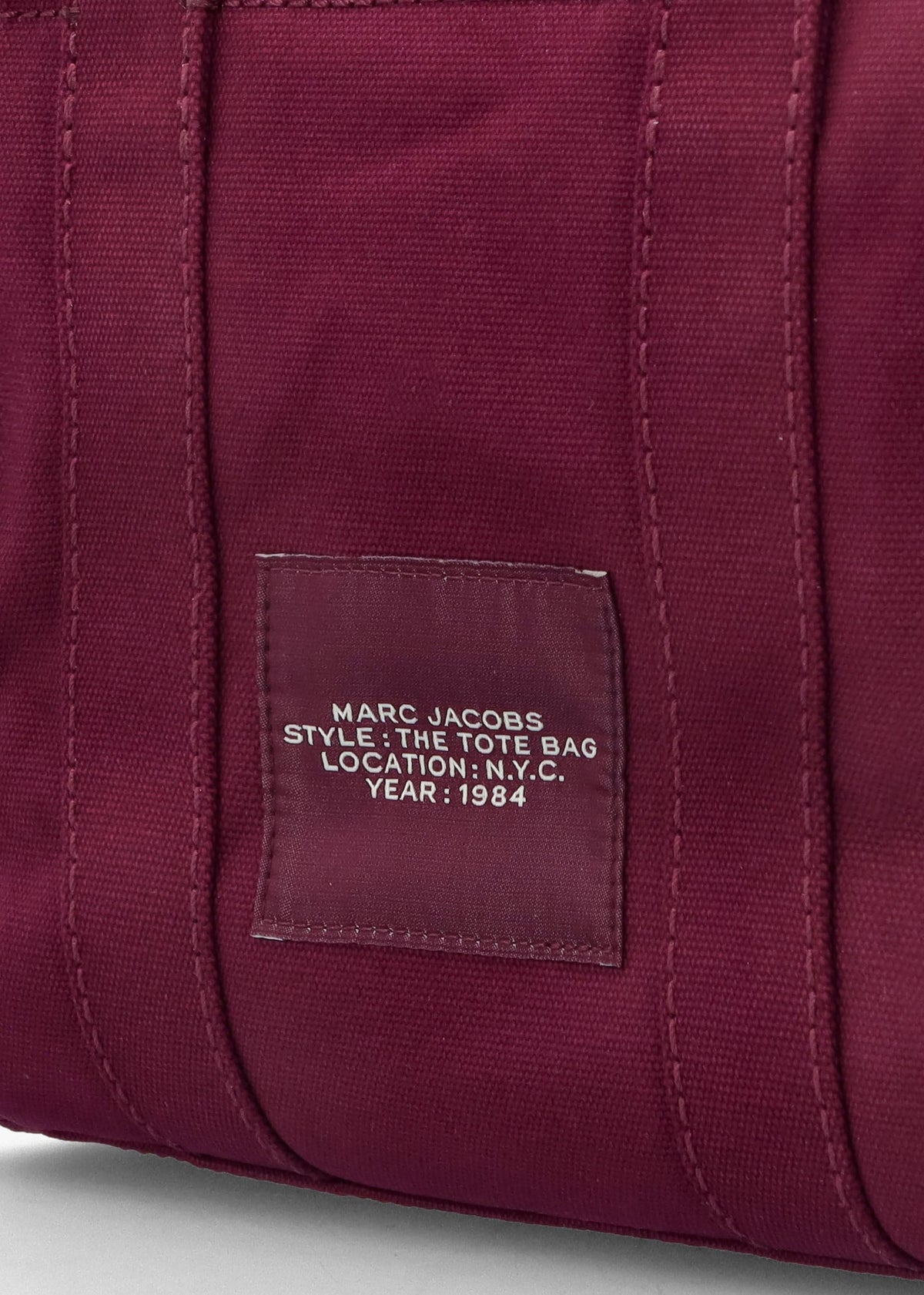The Canvas Small Oxblood Tote Bag