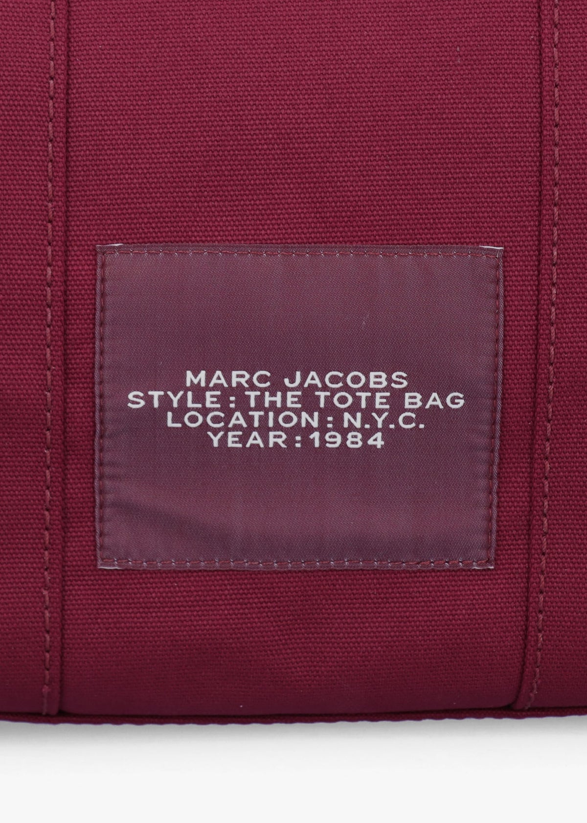 The Canvas Medium Oxblood Tote Bag