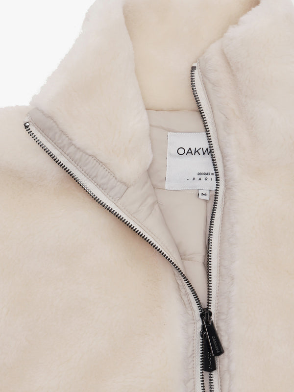 Orma Cream Wool & Nylon Jacket