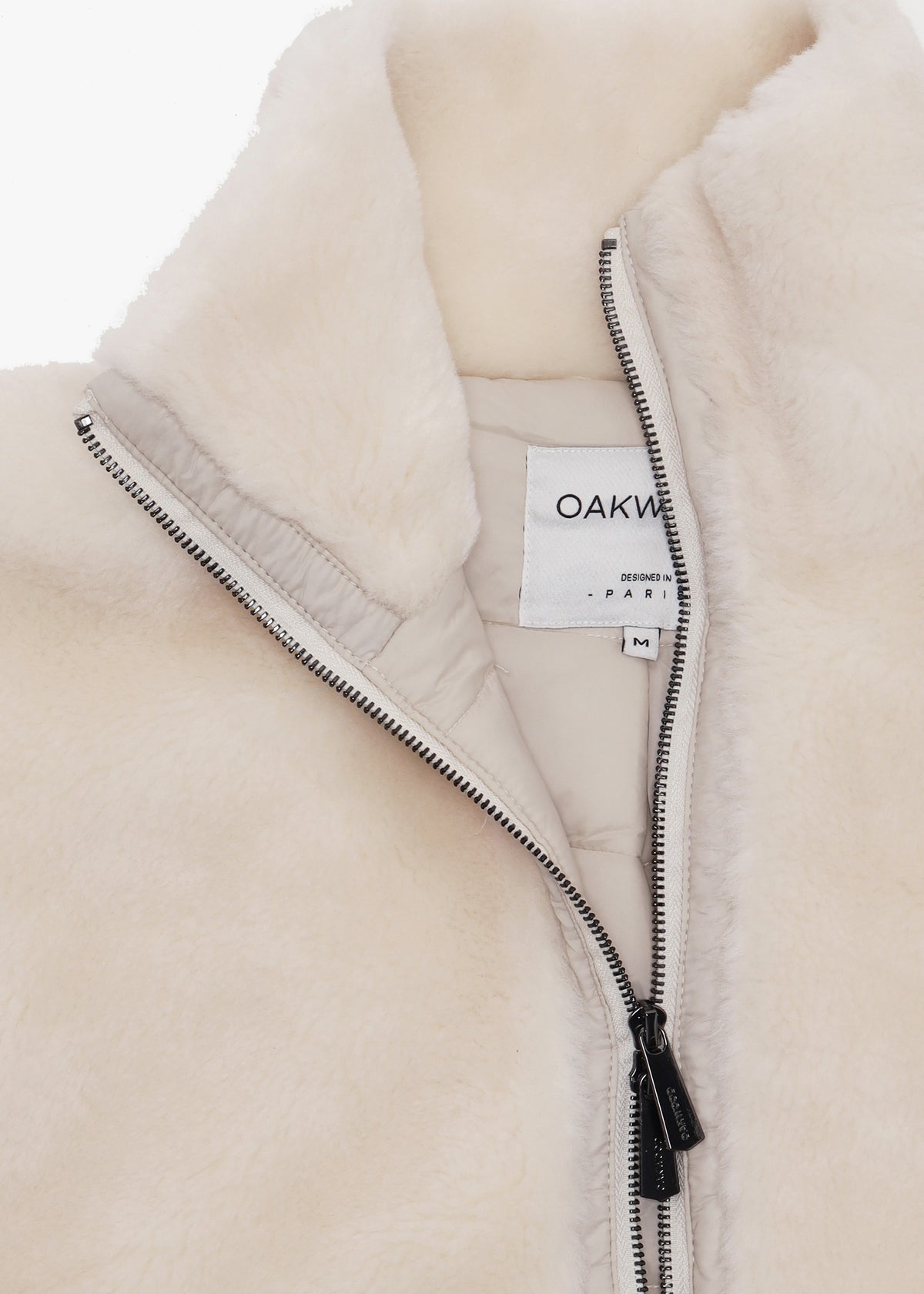 Orma Cream Wool & Nylon Jacket