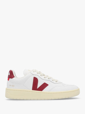 Women's V-90 O.T Leather Extra White Marsala Trainers