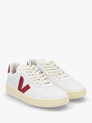 Women's V-90 O.T Leather Extra White Marsala Trainers