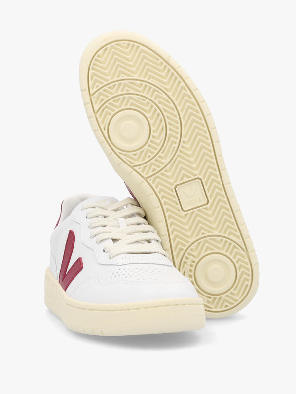 Women's V-90 O.T Leather Extra White Marsala Trainers