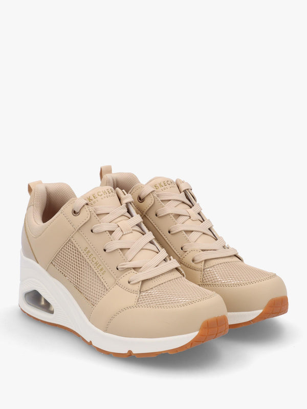 Uno Everything Nice Natural Wedge Trainers