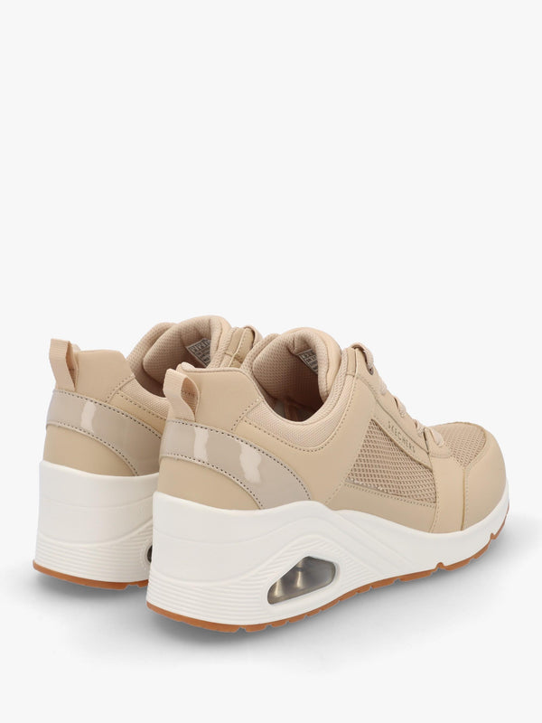 Uno Everything Nice Natural Wedge Trainers