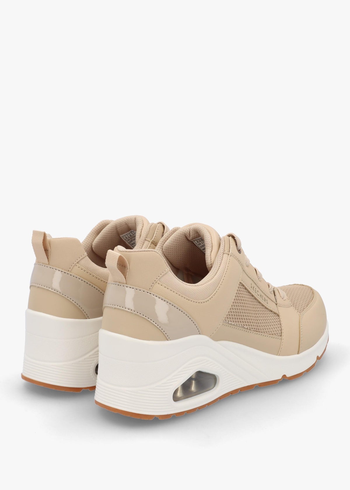 Uno Everything Nice Natural Wedge Trainers