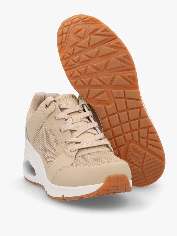 Uno Everything Nice Natural Wedge Trainers