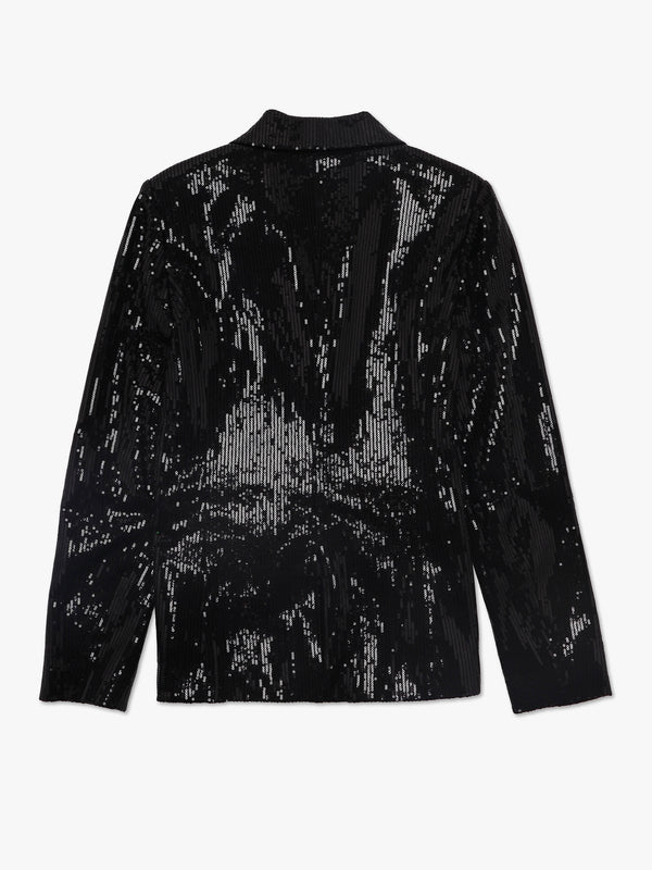 Black Sequin Blazer