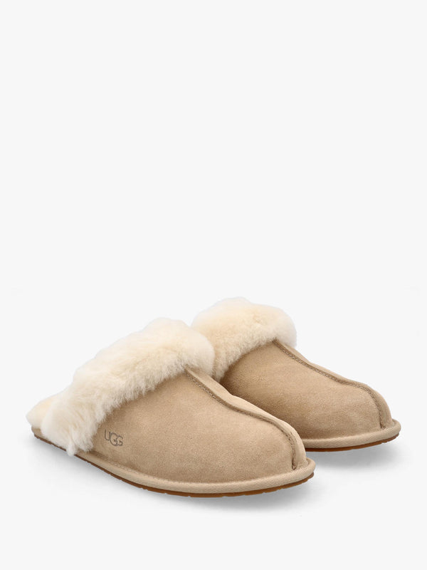 Women's Scuffette Goat Shearling Slippers