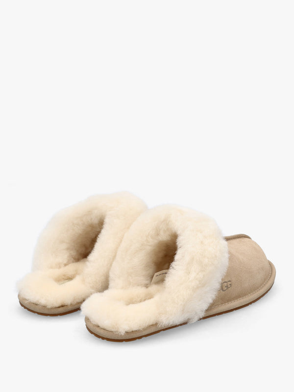Women's Scuffette Goat Shearling Slippers