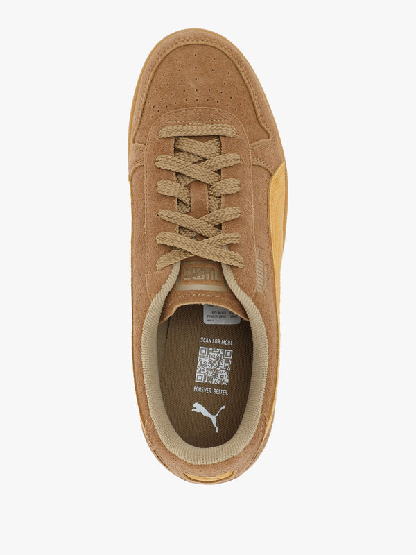 Men’s Indoor Soft Chocolate Chip Sport Yellow Suede Trainers