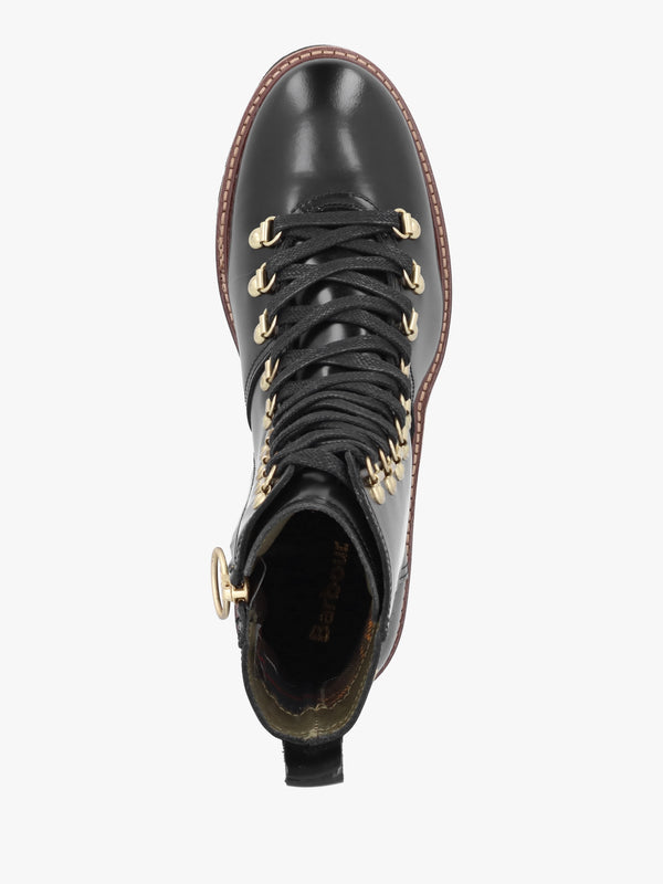 Blake Black Leather Hiker Boots