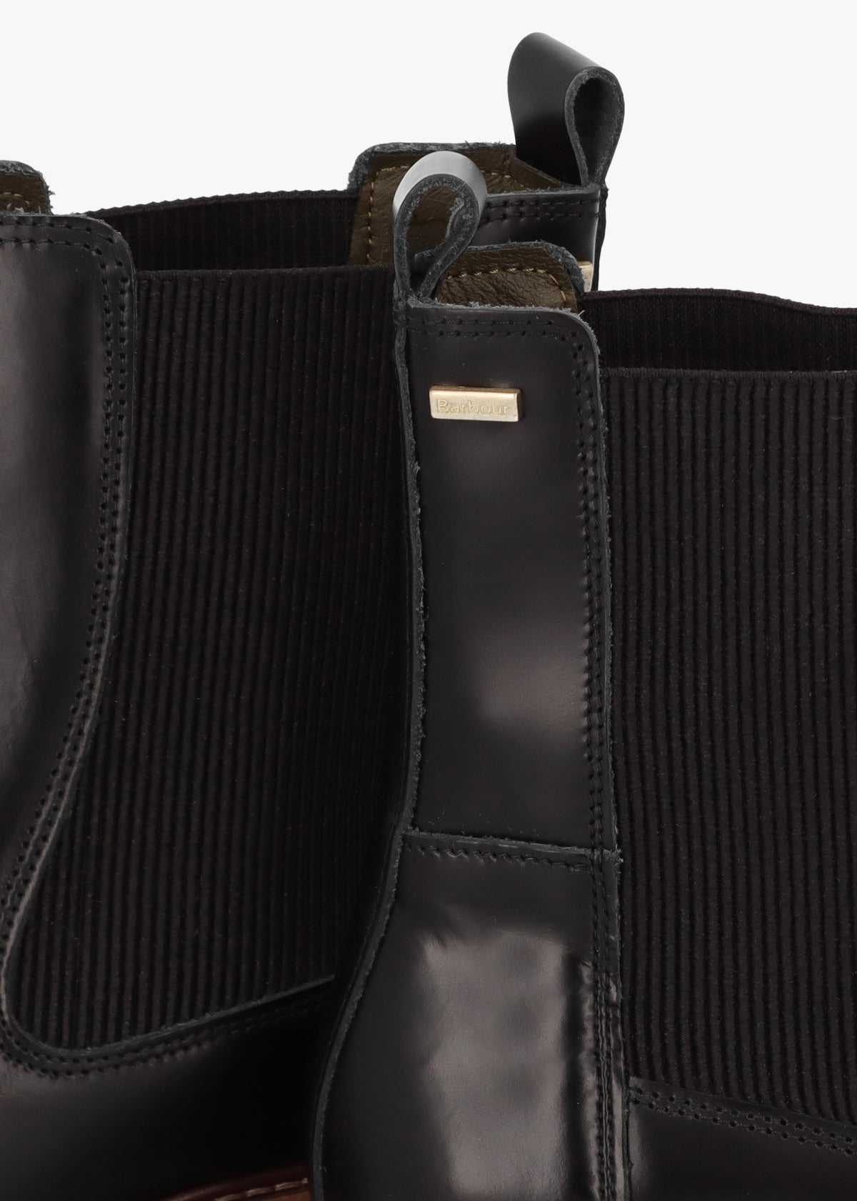 Harmby Black Leather Chelsea Boots