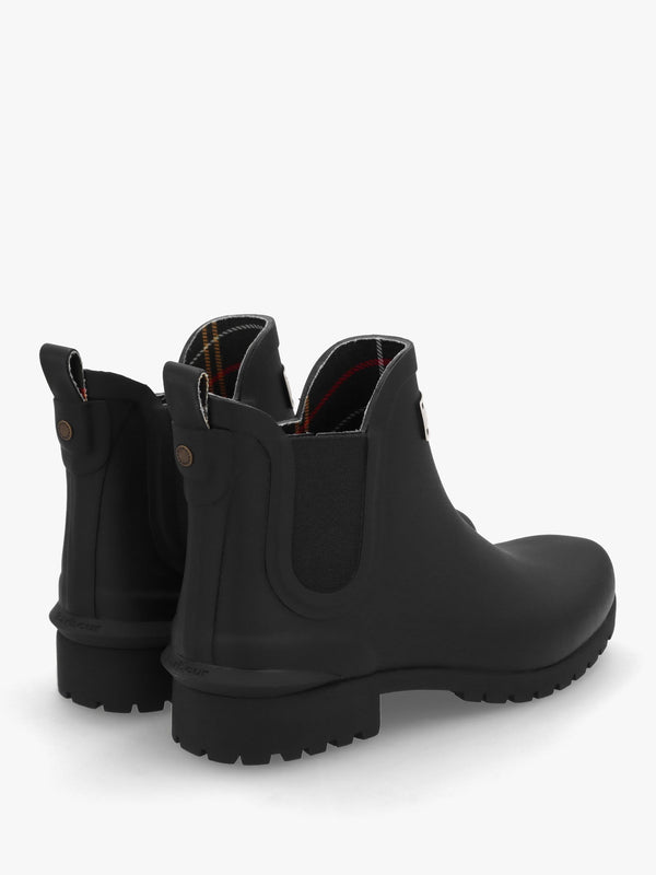 Wilton Black Rubber Welly Boots