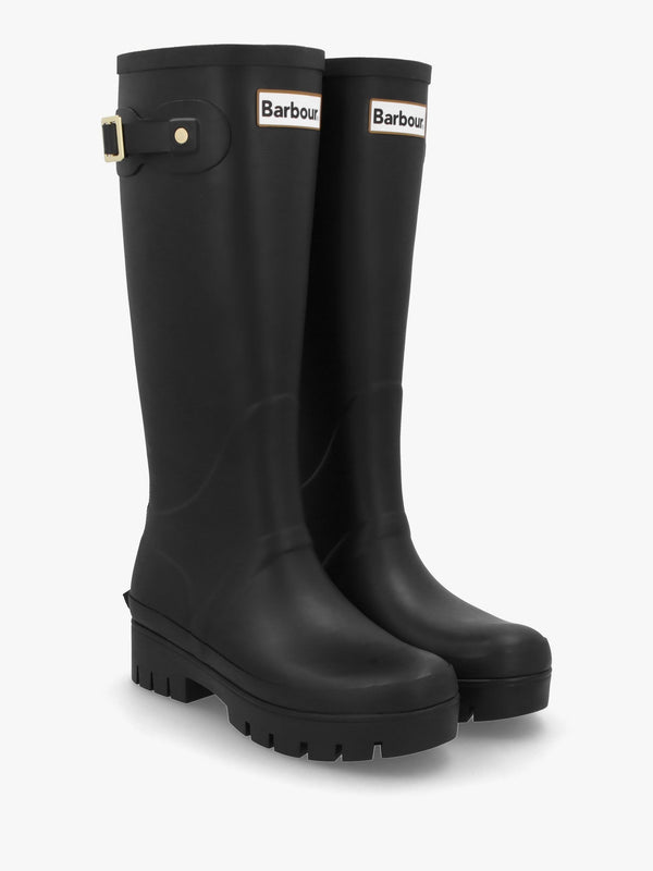 Snowdon Black Tall Wellington Boots