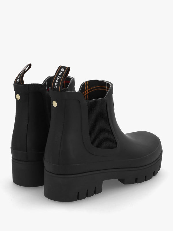 Halton Black Ankle Wellington Boots