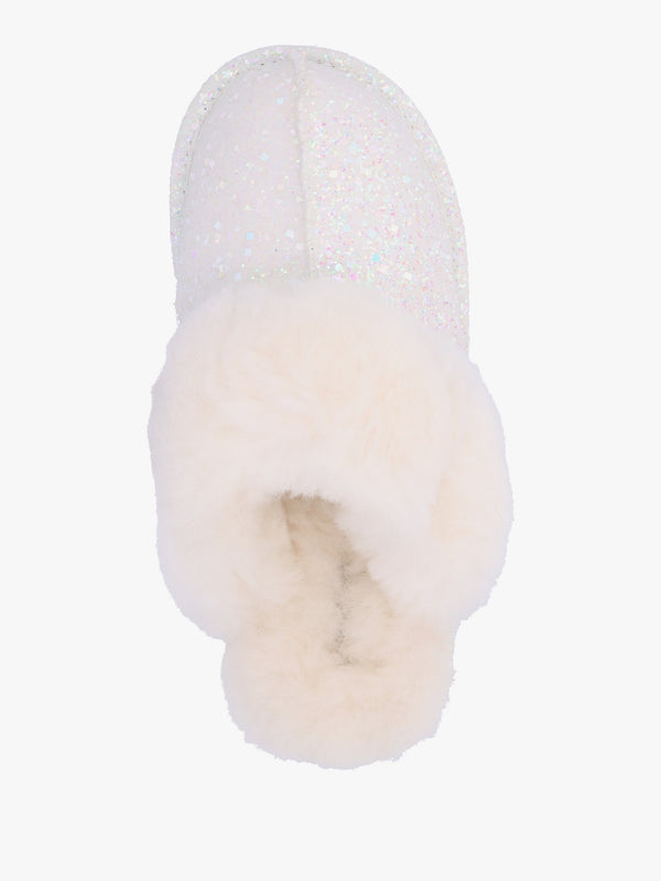 Soglit White Sheepskin Slippers