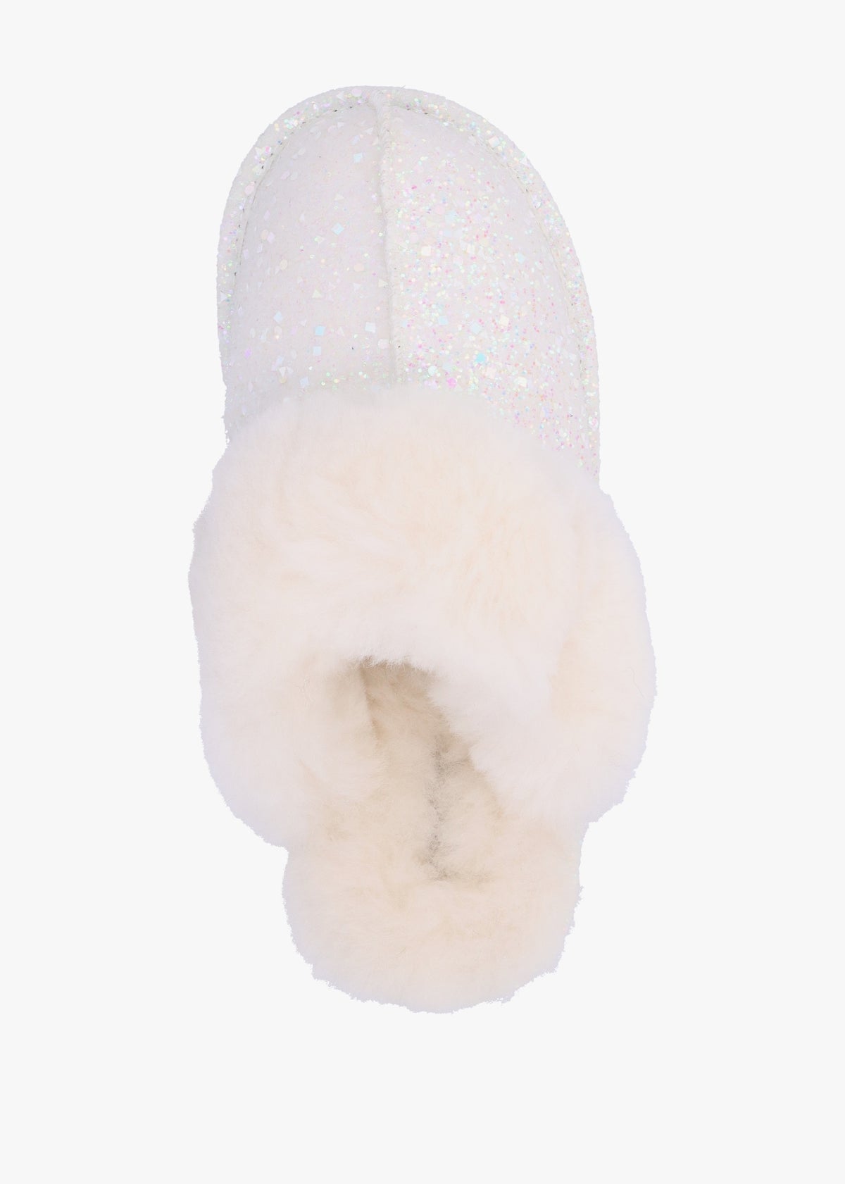 Soglit White Sheepskin Slippers