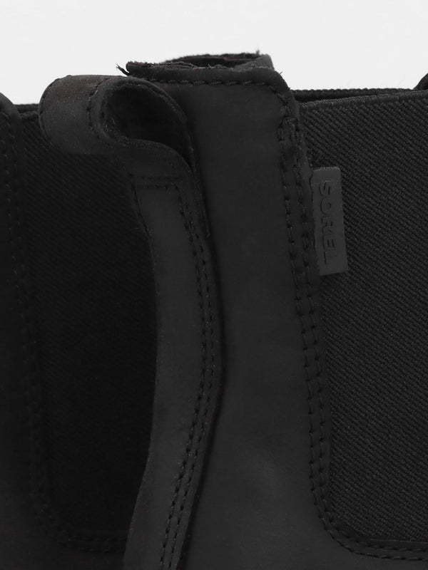 Women’s Explorer STRT™ Black Black Leather Chelsea Boots