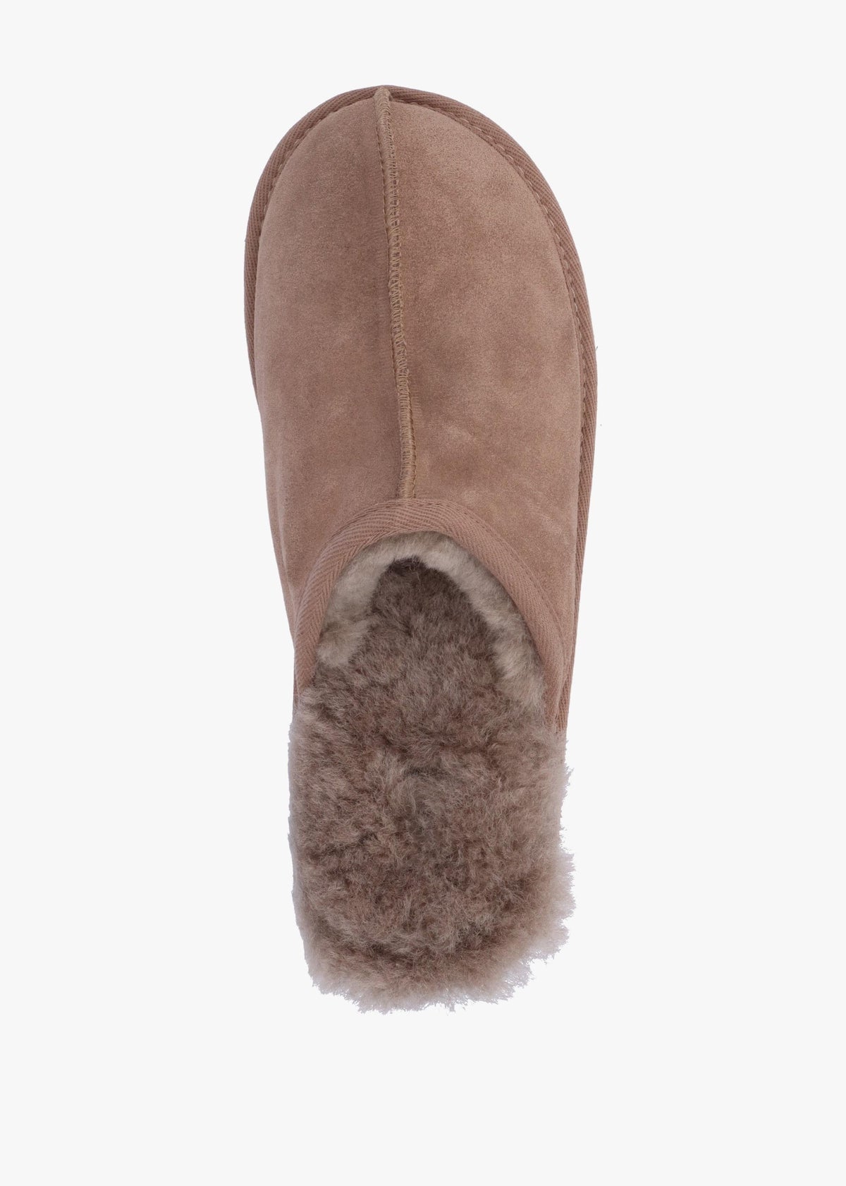 Men’s Shutoff Taupe Shearling Slippers